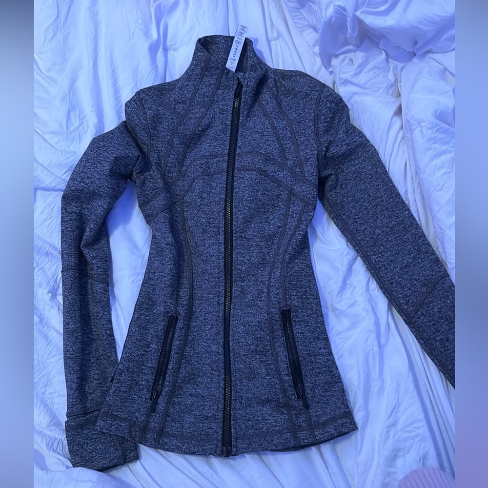 Lululemon Graham black fine jacket full length size 2